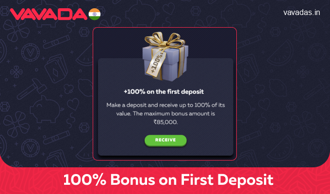 100% first deposit bonus at Vavada Casino