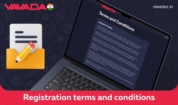 Vavada account registration rules and requirements