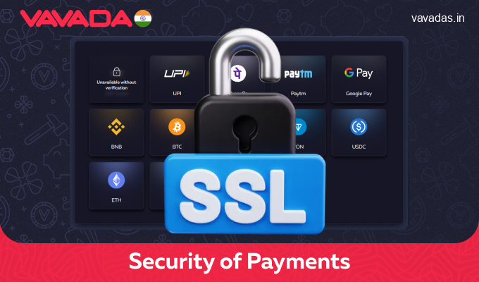 Secure payment system and encryption at Vavada