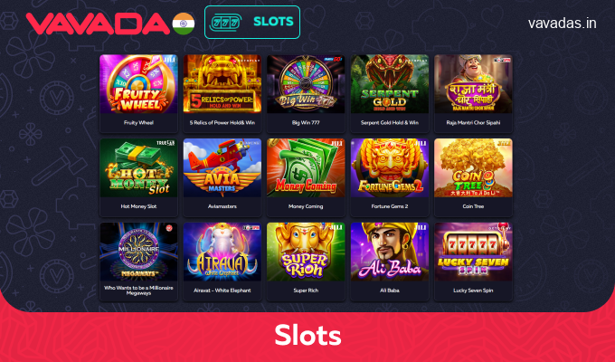 Play online slots at Vavada Casino