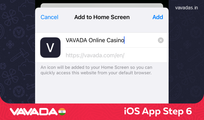 Write your own app name or leave it as is, step 6