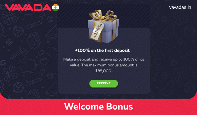 How to get a Vavada welcome bonus?