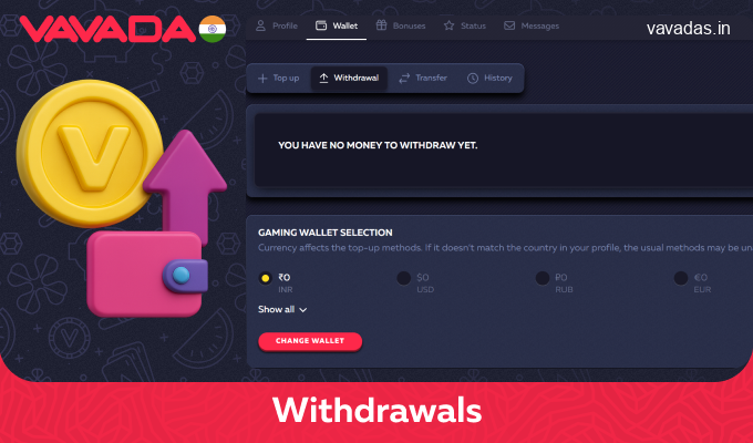 How to withdraw funds from Vavada Casino fast and secure